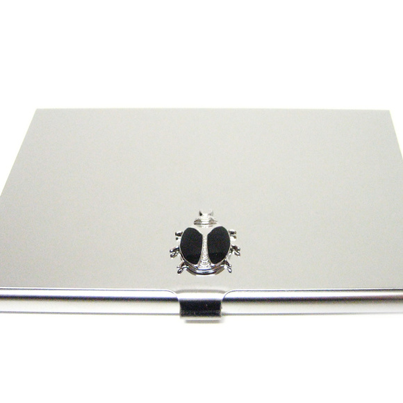 Black Bug Business Card Holder